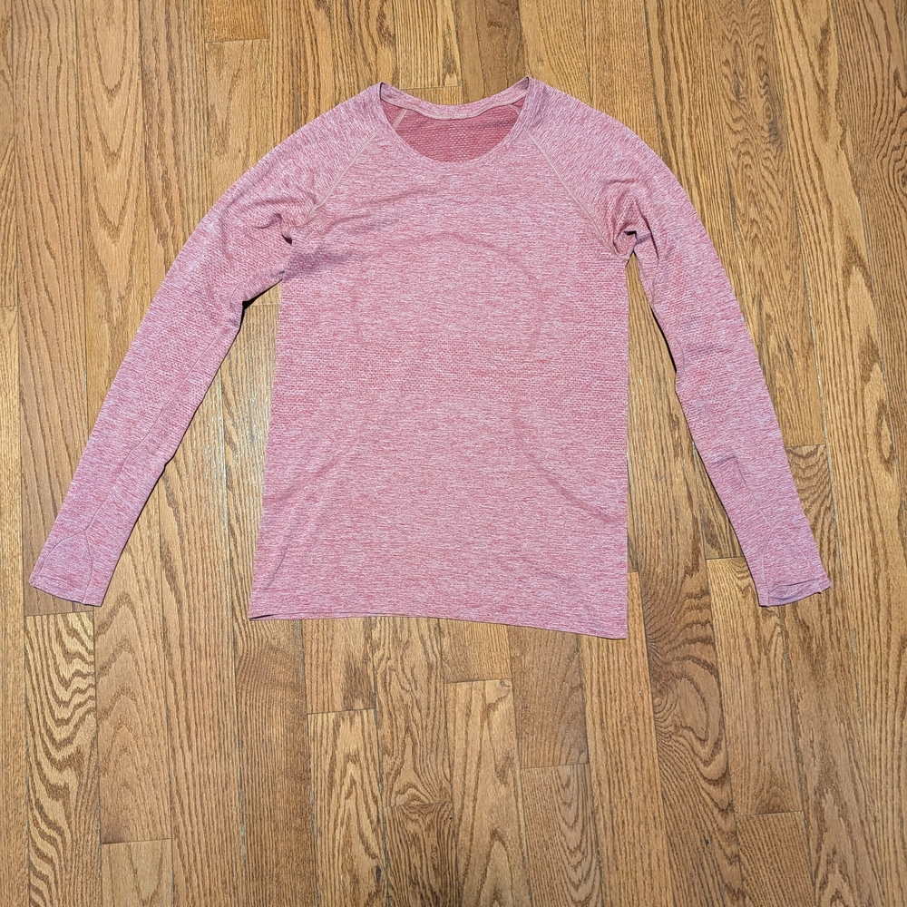 lululemon athletica Pink Long Sleeve Tee